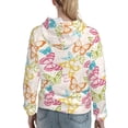 thumbnail image 7 of Cauagu Retro Colorful Butterfly for Women's Hooded Sweatshirts Pullover Hoodie for Women Fall Workout Sweat Long Sleeve Preppy Sweatshirts-X-Large, 7 of 7
