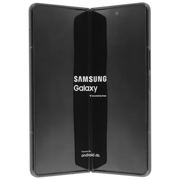 Pre-Owned The Samsung Galaxy Z Fold3 5G (7.6-in) Smartphones. Model: (SM-F926U). Phantom Black version with 256GB storage.
