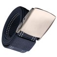 thumbnail image 4 of Cinturón de lona Faja deportiva Cinturón de tela para hombre 120 cm Ajustable Azul oscuro jinwen Cinturón de cintura de nailon ajustable, 4 of 8