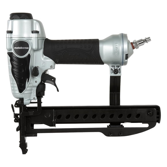 Metabo HPT Narrow Crown Stapler, Pro-Preferred Pneumatic Power Nailers, Finish Stapler for Furniture & Cabinetry, Lightweight Trim Tool, Ergonomic De