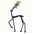 thumbnail image 5 of Hvmvliv Metal Deer Figurine for Home and Christmas Decor - Elegant Desktop Statue with Sturdy Base, Ideal as a Festive Centerpiece or Year-Round Gift for Mantel, Table, and Office Decoration Black, 5 of 5