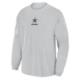 thumbnail image 2 of Men's Fanatics Gray Dallas Cowboys Oversized Type Play Long Sleeve T-Shirt, 2 of 3