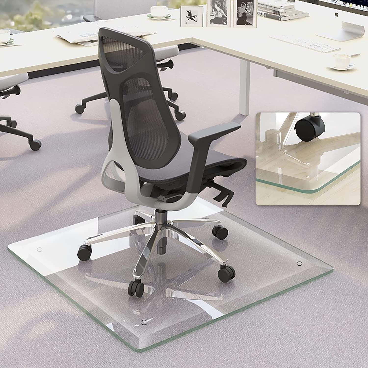 Plastic sheet for under office chair sale