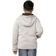 thumbnail image 3 of Free Country Boys' Mountain Fleece Hoodie Jacket Pumice S, 3 of 3