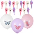 thumbnail image 2 of 18pcs Butterflies Balloons Birthday Decorations Party Scene Props Layout Latex Balloons, 2 of 3
