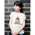 thumbnail image 2 of Cheerful Merry Christmas Graphic T-shirt, 2 of 4