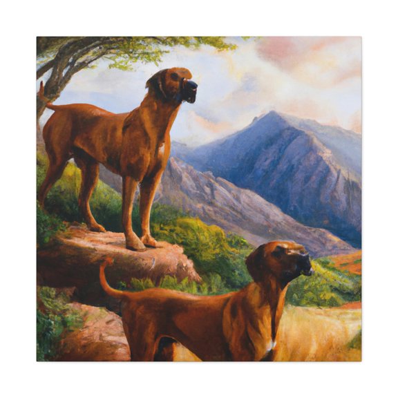 Fur of Courage Ridgeback - Canvas