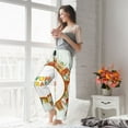 thumbnail image 6 of Picia World Travel3 Womens Soft Woven Cotton Elastic Waistband Sleep Pajama Pant Lounge Sleep Pant With Pockets And Drawstring-Large, 6 of 9