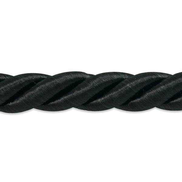 20-Yard Expo International Savannah 3/8-Inch Twisted Cord Trim White