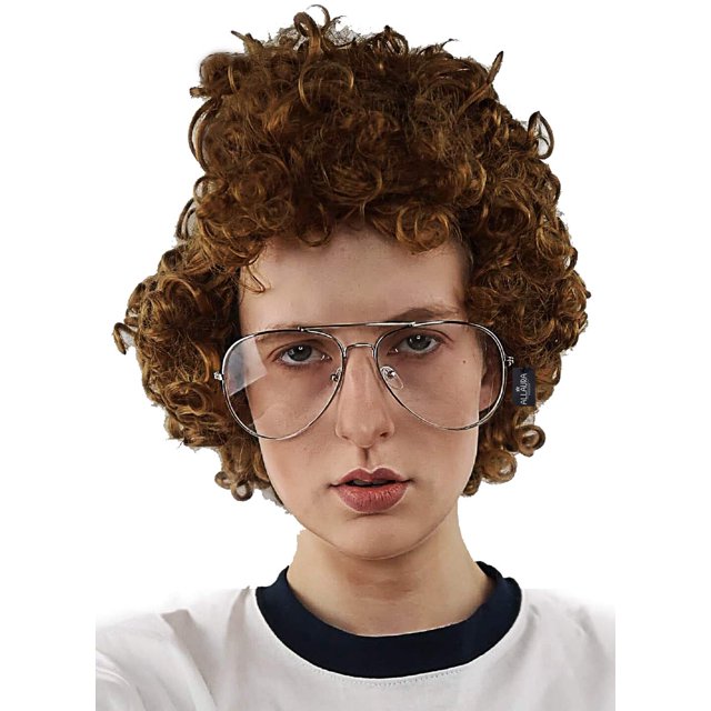 Set de disfraces ALLAURA Napoleon Dynamite Wic Pedro con gafas