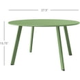 thumbnail image 2 of Grand patio 2-Piece Round Patio Coffee Table, 1 Large Side Table and 1 Small End Table, Sage Green, 2 of 14
