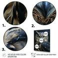 thumbnail image 3 of Designart " Nights Watcher Grey Owl II" Animals Floater Framed Wall Art Living Room, 3 of 7