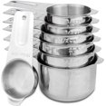 thumbnail image 1 of Set of 7 Heavy Duty Measuring Cups, 18/8 Stainless Steel with Ring Connector, 1 of 5