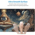 thumbnail image 4 of Gothic Masonic Mouse Pad Extended Large Gaming Mouse Pad XL Stitched Edges for Gamer Home Office 31.5 X 11.8 Inch, 4 of 13