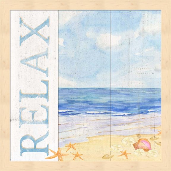 Savor the Sea I by Tara Reed, Framed Wall Art, 13.25W x 13.25H