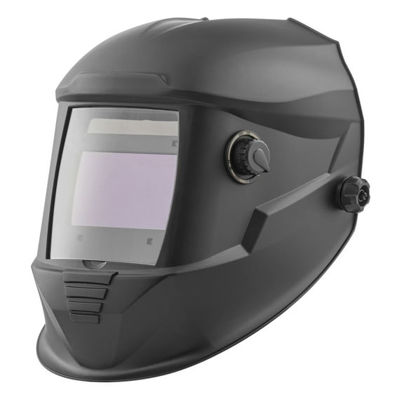 VEVOR Welding Helmet Auto Darkening, 3.94" x 2.34" True Color Welding Hood, Solar-Powered Welder Mask with 4 Arc Sensors, Wide Shade 4/5-9/9-13 for TIG MIG ARC Weld Grinding Cutting - METIS Series