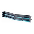 thumbnail image 1 of Ortronics Clarity 6 - Patch panel (horizontal) - angled snap, with 6-port modules - rack mountable - RJ-45 X 48 - 1U - 19", 1 of 1