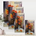 thumbnail image 4 of Designart ' Still Life Bouquet With Yellow and Red Flowers ' Traditional Canvas Wall Art Print, 4 of 4
