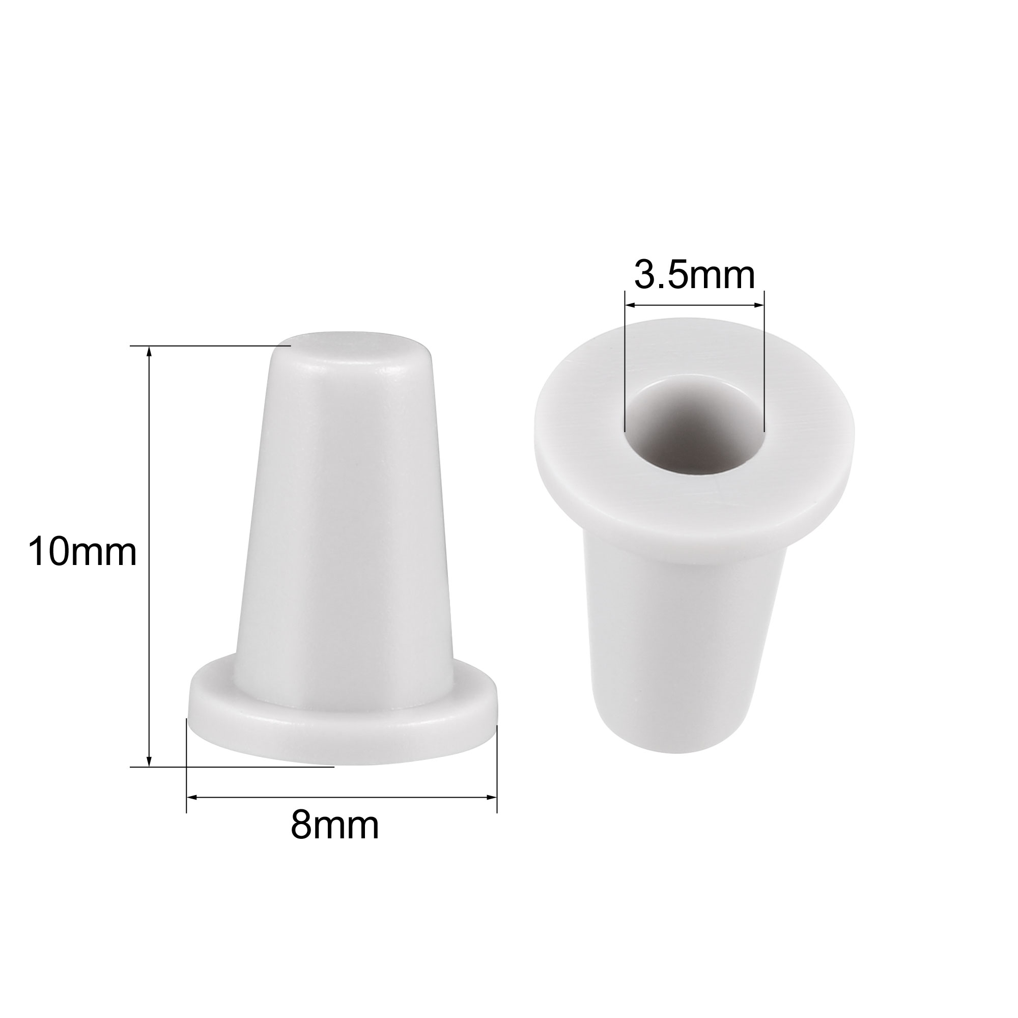 20Pcs 3.5mm Hole Dia Plastic Push Button Tactile Switch Caps Cover