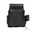 thumbnail image 2 of 10-Pocket Black Leather Electrician Tool Pouch Full Grain Leather Tool Bag Apron Tool Organizer Utility Pouches Durable Leather Pouch for Constructions Carpenter, 2 of 4