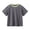 Gray, variant on WRKEKC Summer Boys T Shirts Antimicrobial Solid Crew Neck Active Short Sleeve Shirt for 4-16 Years Moisture Wicking