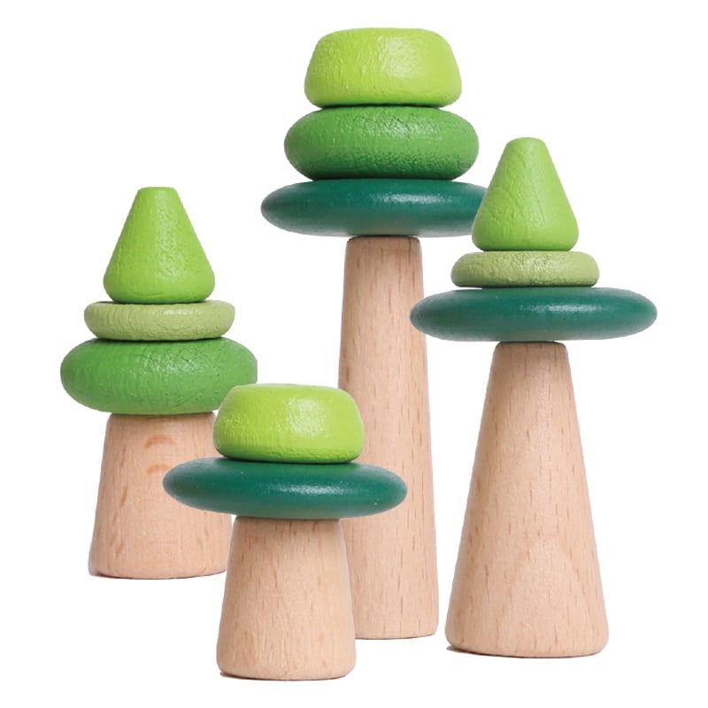 Wooden Montessori Waldorf Tree Loose Part Open Play Wood Balance