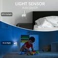 thumbnail image 6 of LISUNAR RGB Night Light,Color Changing Plug in Night Light,Dimmable Warm White Nightlights with Dusk to Dawn Light Sensor,LED Night Light Plug into Wall for Hallway,Bedroom,Bathroom-2 Pack, 6 of 9