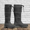 thumbnail image 2 of Awdenio Women Fashion Solid Riding Boots Casual Warm Middle Heels Boots Short Shoes, 2 of 4