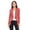 Dusty Rose, variant on Women's Elegant Solid Stretch Open Front Long Sleeve Blazer Jacket