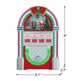 thumbnail image 4 of Mr. Christmas 9-inch Decorative Retro Jukebox Red, 4 of 6