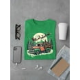thumbnail image 3 of Santa's Vintage Christmas Truck T-shirt Men's, 3 of 4