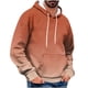 thumbnail image 2 of Dolkfu Sudadera con capucha casual para hombres, sudadera con capucha de color degradado, camiseta de manga larga para el invierno. L, 2 of 5