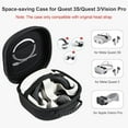 thumbnail image 2 of Hard Carrying Case for Meta Quest 3S/Quest 3/Vision Pro - Compatible with VR Headset & Touch Controllers-Black, 2 of 8