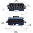 thumbnail image 2 of Portable Charcoal Grill with Lid Folding Tabletop BBQ Grill for Outdoor Cooking, 2 of 7