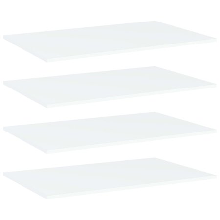 

WONISOLI Bookshelf Boards 4 pcs White 31.5 x19.7 x0.6 Chipboard