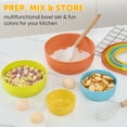 thumbnail image 7 of Walchoice 8-Piece Mixing Bowls with Airtight Lids, Plastic Wide Prep Bowls Nesting Bowl Set for Storage, Preparing, Freezer & Dishwasher Safe - Multiple Color, 7 of 7
