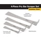 thumbnail image 3 of Juego de raspadores Pry Bar Titan 17009 de acero inoxidable, 4 piezas, 3 of 6