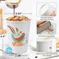 thumbnail image 5 of Lamosi Disposable Paper Cups 12 oz Hot Cups, 100 Count, 5 of 7