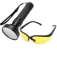 thumbnail image 5 of Linterna Detector de orina para Manchas de Mascotas - UV Linterna Detector de orina para Manchas de Mascotas Brillante 100 LED Antorcha de luz Negra con Gafas de Sol UV, 5 of 5