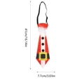 thumbnail image 2 of Led Light Up Santa Hat With 20 Colorful Lights, Plush Warm Christmas Cap For Adults Kids, Battery Powered Festive Party Accessory, 2 of 6