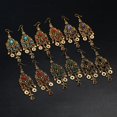 thumbnail image 5 of Valentine's Day Gifts for Woman Women Retro Boho Multicolor Chandelier Ethic Bohemian Party Earrings Ear Hook Drop C, 5 of 6
