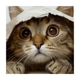 thumbnail image 4 of WYYP Cute Cat Square Tablecloth Waterproof Resistant Fabric 100% Polyester Fiber Mother's Day 40*40, 4 of 8