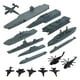 thumbnail image 5 of Modelo de barco portaaviones de juguete CUTICAT 17 Uds Buque Naval, 5 of 8