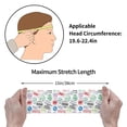 thumbnail image 6 of Daiia Stamp Set Collection printed Men's Performance Headband,Sports Headbands,Moisture Wicking Workout Headband, 6 of 9