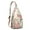 Beige-8, variant on Farmhouse Floral Sling Backpack - Country Chic Wildflower Print, Water-Resistant Travel Shoulder Bag