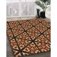 thumbnail image 3 of Ahgly Company Machine Washable Indoor Square Transitional Bronze Brown Area Rugs, 6' Square, 3 of 7