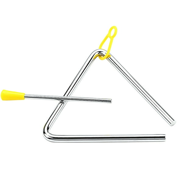 MasteelfCA 1 Set of Triangle Dinner Bell Children Music Toy Percussion Instrument Toy