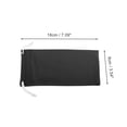 thumbnail image 4 of Unique Bargains Soft Drawstring Eyeglass Pouch for Daily Use 7.09"x3.54"(L*W) Black, 4 of 5