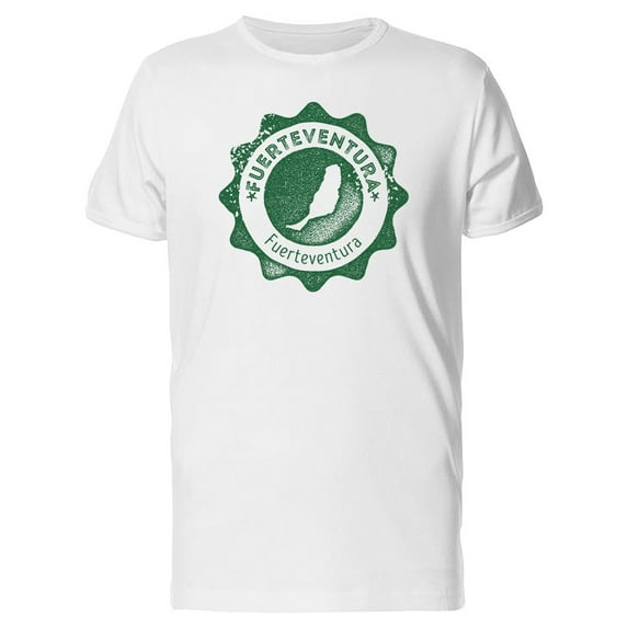 Fuerteventura Grunge Map Tee Men's -Image by Shutterstock