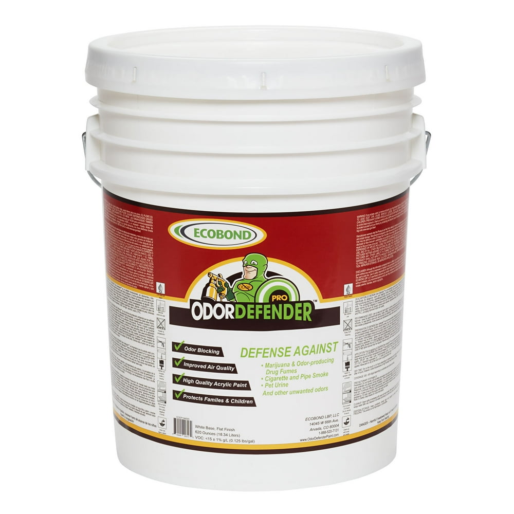 ECOBOND Odor Defender 5Gal Smoke Odor Eliminator & Odor Blocking Paint